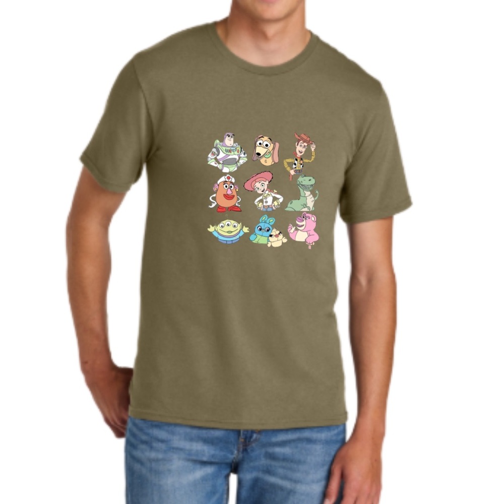 NEW - Army Green Toy Story Graphic T-Shirt